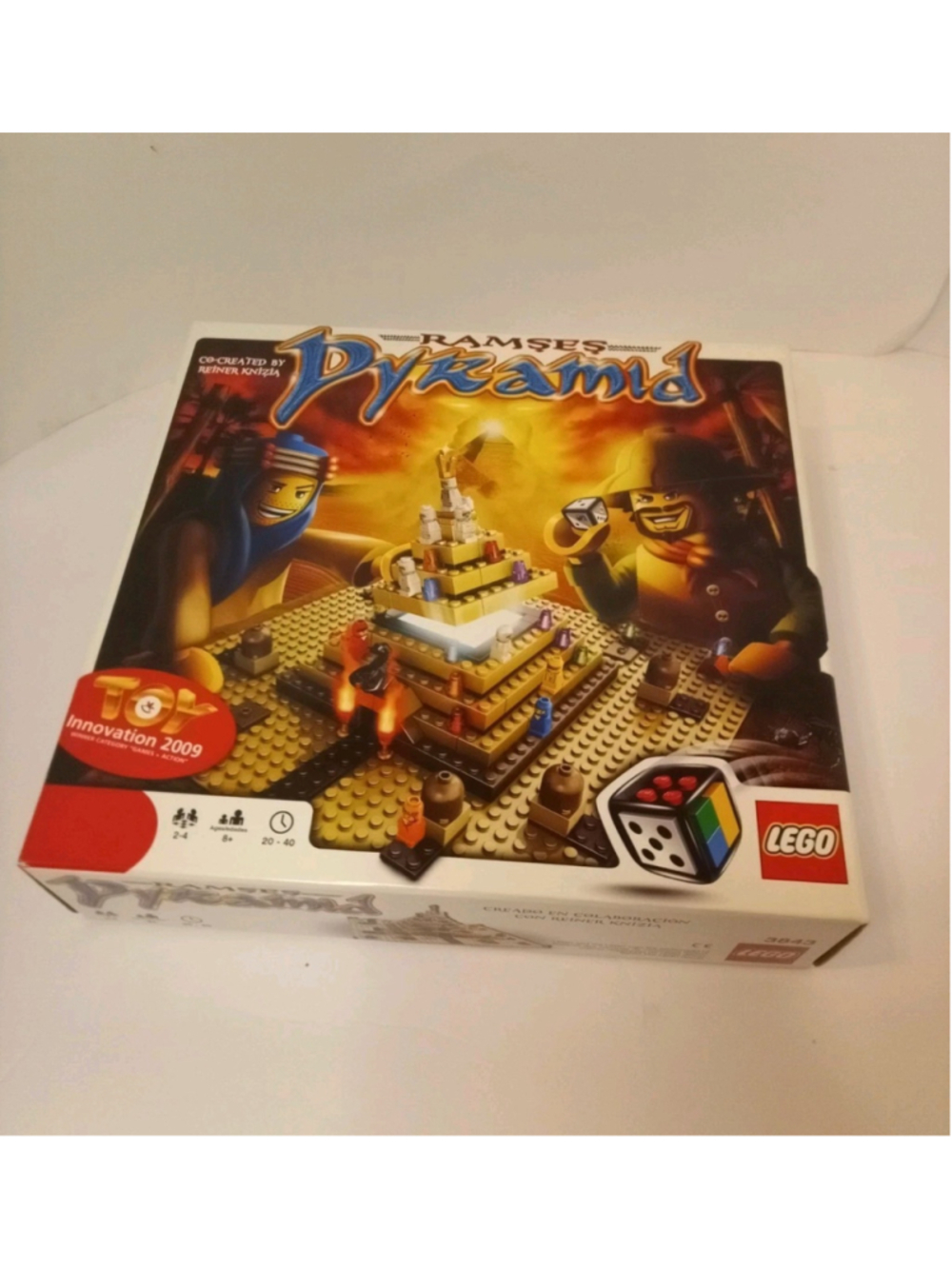 Lego Ramses Pyramid (3843) Family Friendly Fun Retired Vintage Collector